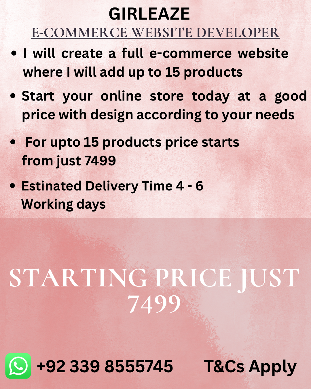 Shopify Website — Upto 15 Products | GE-003