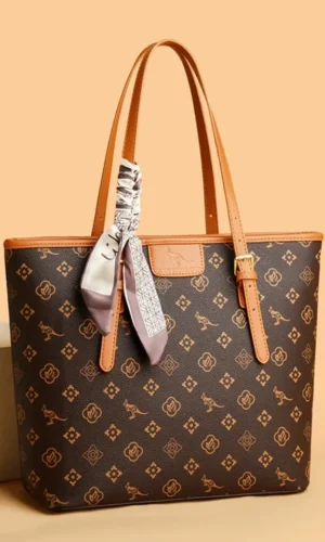 Women's Quality Soft Leather Shoulder Bag Luxury Print Designer Handbag Ladies Casual Tote Bag Messenger Commuting Sac A Main