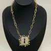 gold necklace