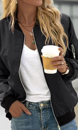 Trench Coat Women 2026 New Spring Autumn Clothes Windbreaker Jacket Baseball Uniform Casual Loose Coat Autumn Ropa De Mujer