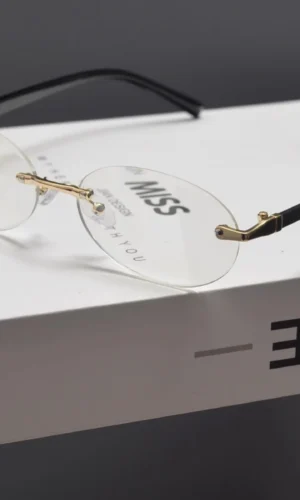 Rimless Sunglasses Oval Fashion Popular Women
