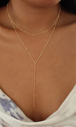 Gold Necklace for Women 14k Gold Plated/Silver